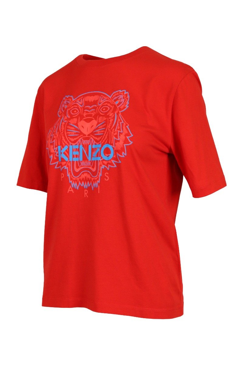 Tiger T-Shirt Kenzo Paris Cotton Short Sleeve Daily Casual Fashion 