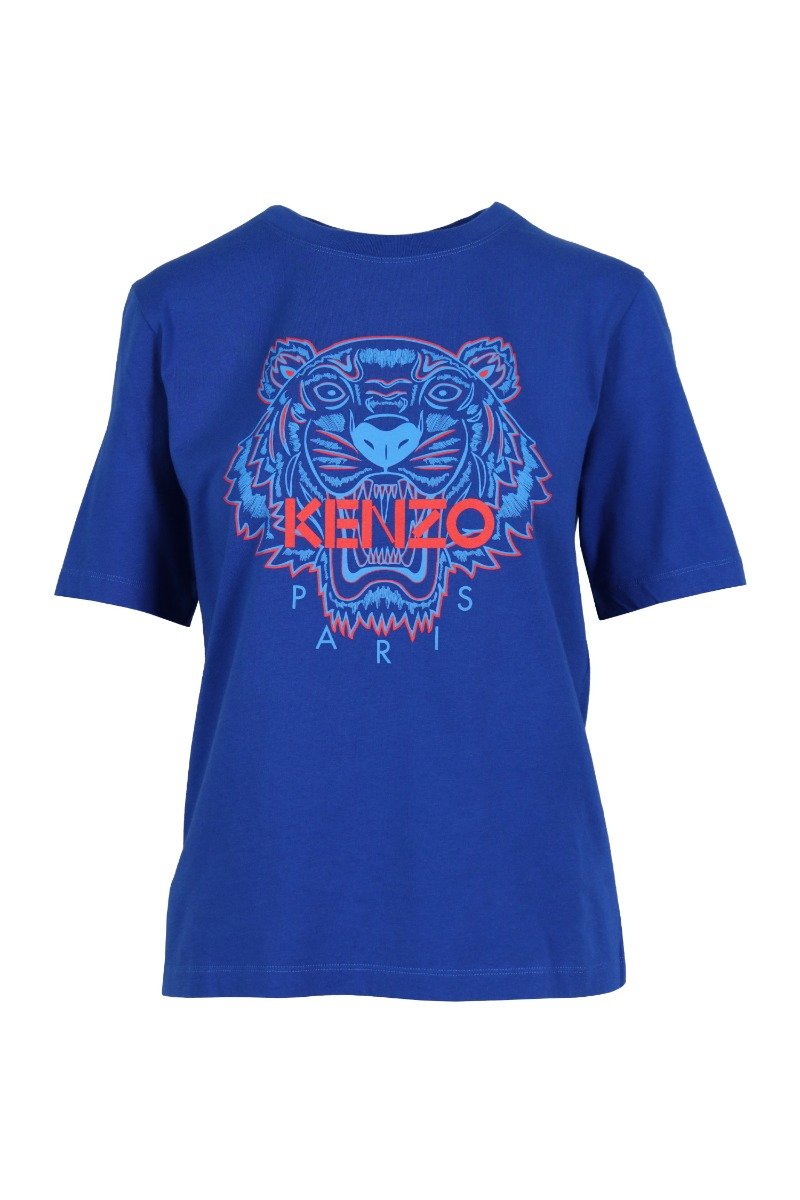 Tiger T-Shirt Kenzo Paris Cotton Short Sleeve Daily Casual Fashion \