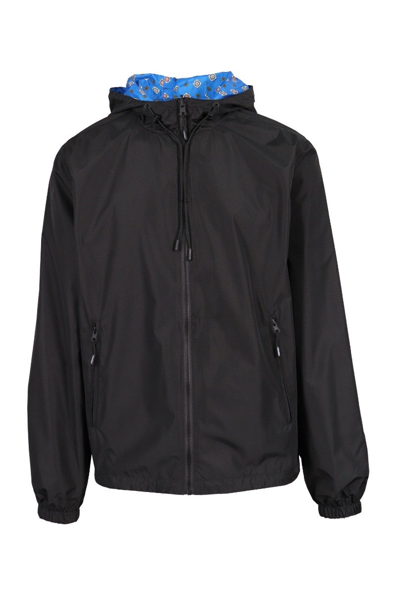 Kenzo Logo Reversible Jacket Men Fashion Polyester Long-Sleeve Trendy Casual Outwear Water-Resistant