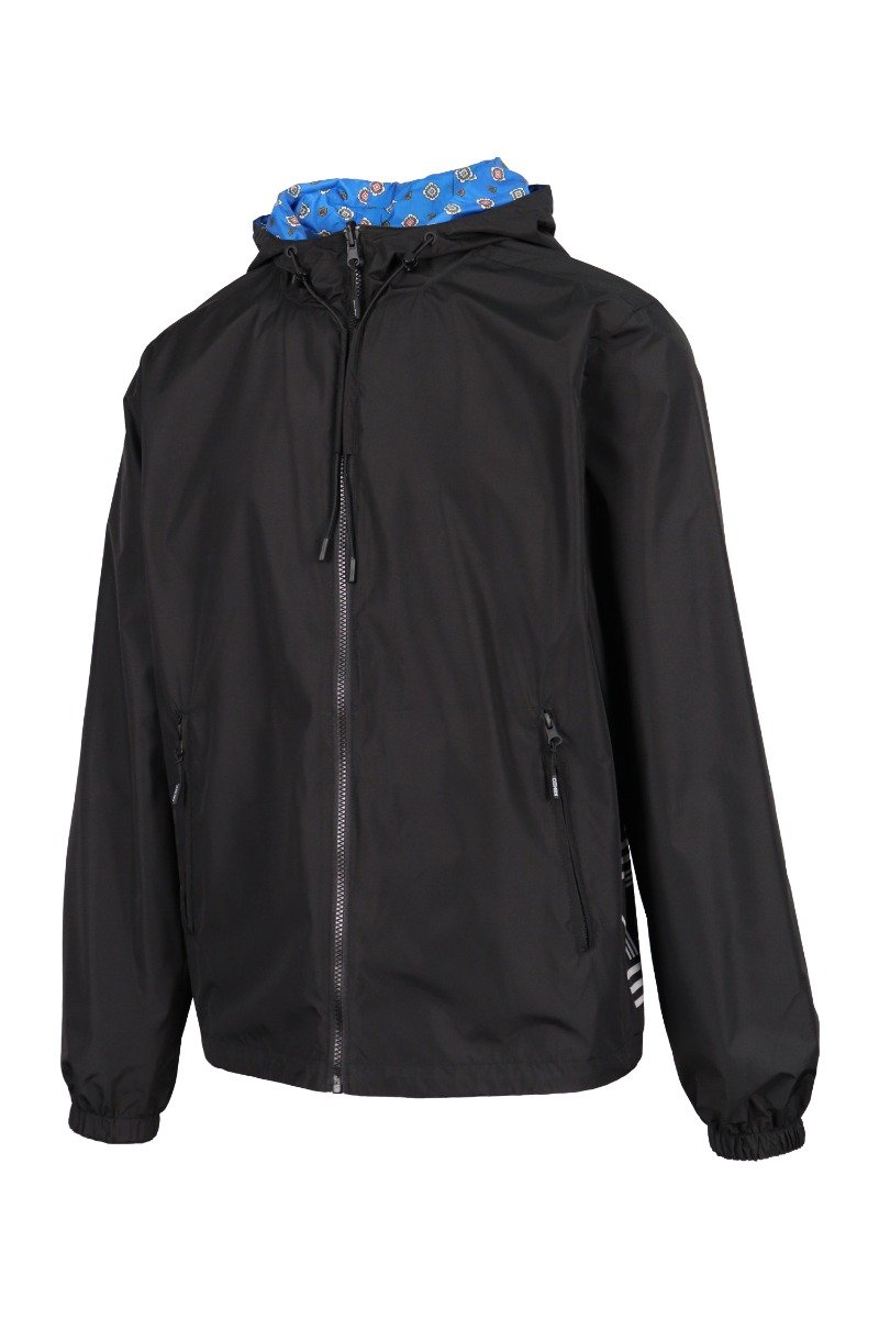 Kenzo Logo Reversible Jacket Men Fashion Polyester Long-Sleeve Trendy Casual Outwear Water-Resistant