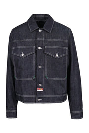 Bamboo Tiger Denim Jacket Embroidery Kenzo Paris Denim Unisex Men Women