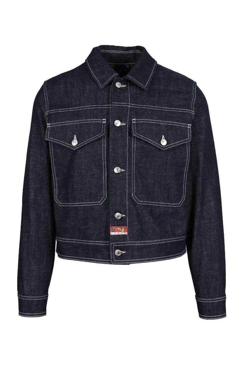Brut Denim Jacket Tiger Label Unisex Men Women Casual Basic 