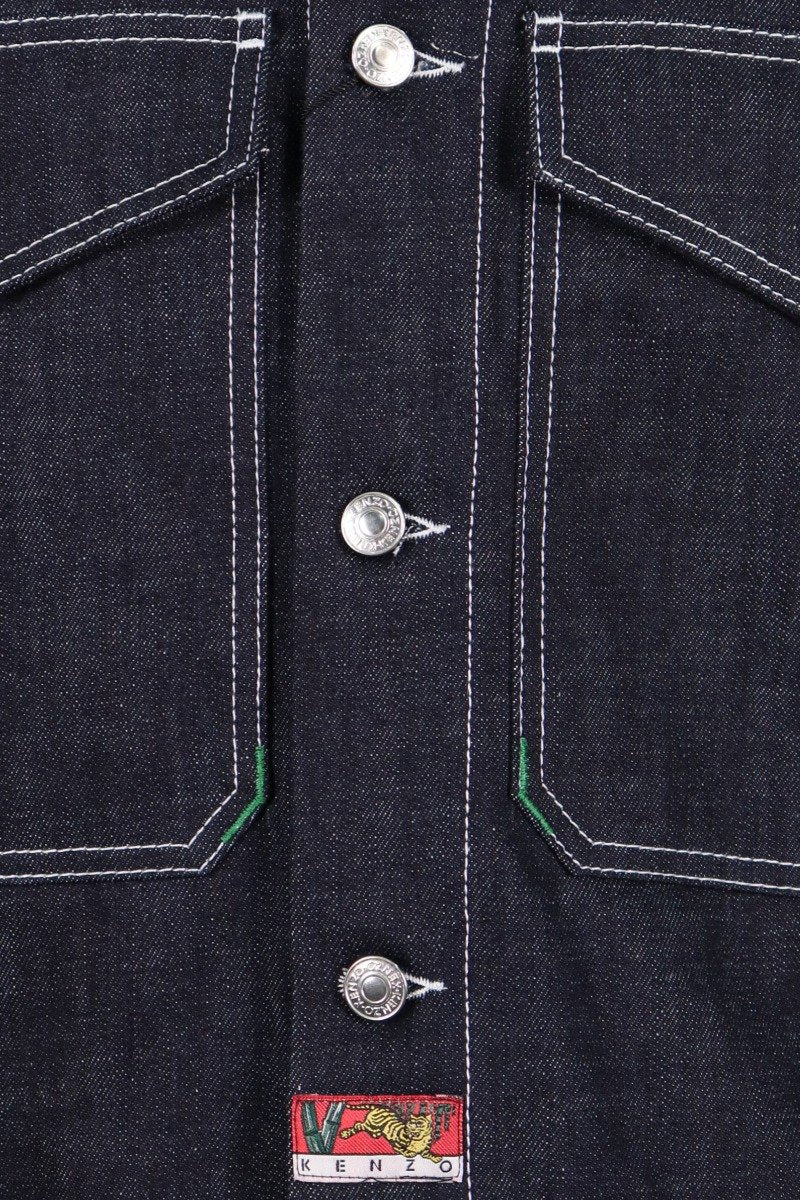 Brut Denim Jacket Tiger Label Unisex Men Women Casual Basic 