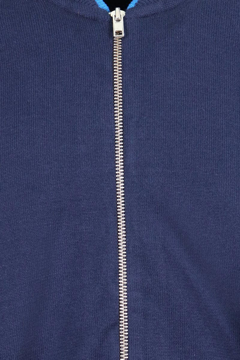 Tiger Zipped Cardigan Kenzo Paris Cotton Blend Zip Casual Fashion Outwear