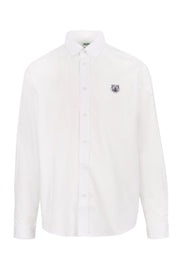 Tiger Shirt Men Fashion Kenzo Paris Cotton Long Sleeve Semi Formal Casual