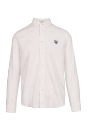 Tiger Oxford Shirt  Men Fashion Kenzo Paris Cotton Long Sleeve Semi-Formal