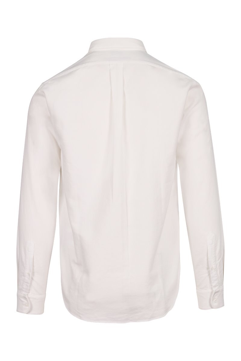 Tiger Oxford Shirt  Men Fashion Kenzo Paris Cotton Long Sleeve Semi-Formal