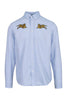 Jumping Tiger Casual Shirt Kenzo Embroidered Long Sleeve Fashion