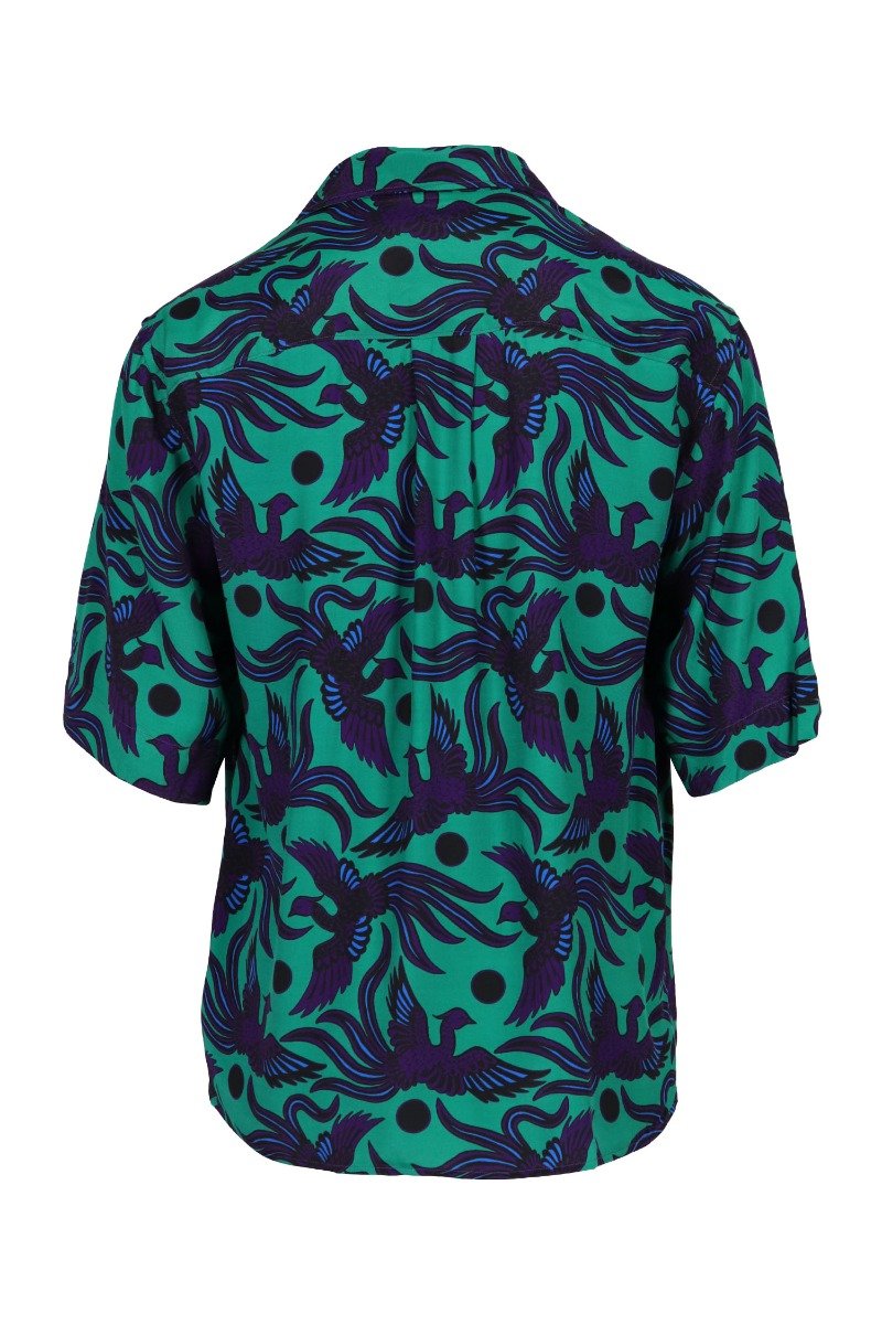 Flying Phoenix Oversized Shirt Kenzo Paris Shirt Menswear Fashion Casual