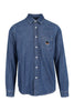 Tiger Denim Shirt Men Fashion Kenzo Paris Cotton Outwear Casual