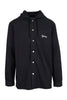 Bamboo Tiger Jacket Casual Basic Black Button Logo Pattern Kenzo Paris