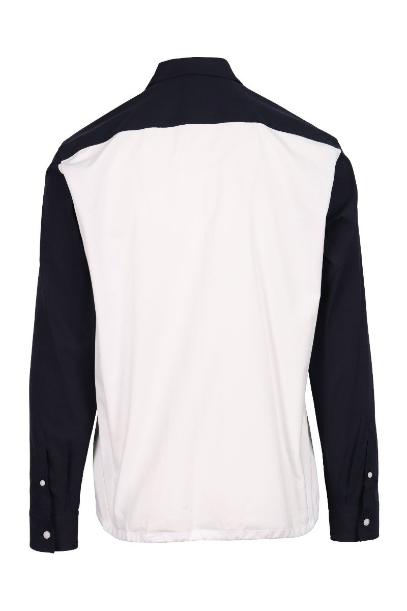 Kenzo Logo Colourblock Shirt Long Sleeve Casual