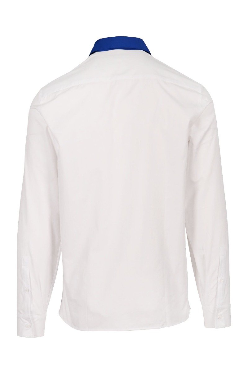 Contrasting Collar Shirt Paris Kenzo Designer Basic Casual Fashion Menswear