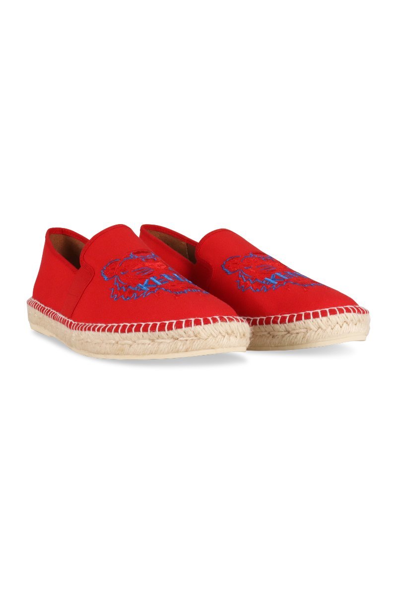 Tiger Espadrille Men Fashion Kenzo Paris Cotton Footwear Casual Stylish