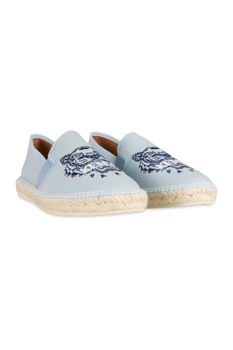 Tiger Espadrille Men Fashion Kenzo Paris Cotton Footwear Casual Stylish