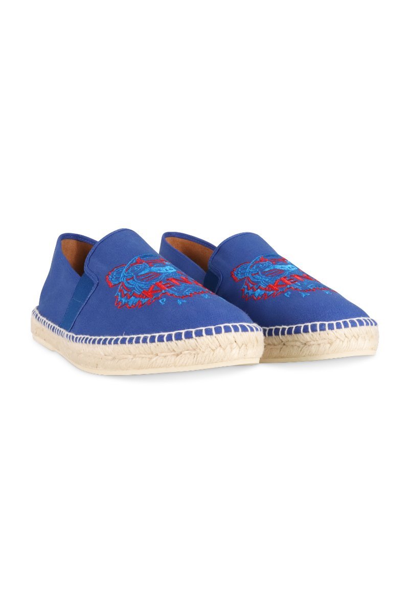 Tiger Espadrille Men Fashion Kenzo Paris Cotton Footwear Casual Stylish