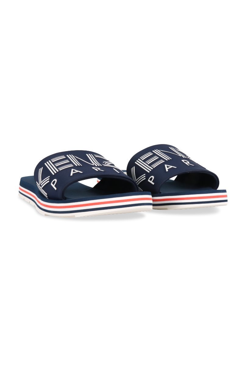 Kenzo Paris Sandal Men Fashion Rubber Open-Toe Casual Slip