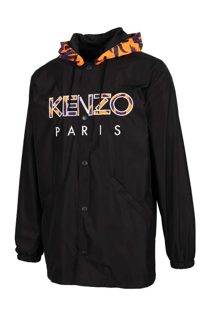 Kenzo Paris Parka Men Fashion Polyester Long-Sleeve Trendy Outwear Stylish