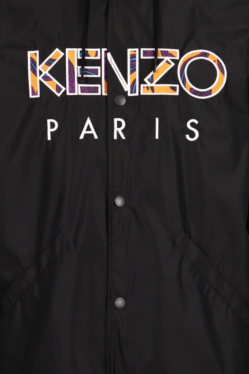 Kenzo Paris Parka Men Fashion Polyester Long-Sleeve Trendy Outwear Stylish