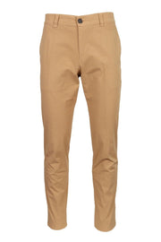 Stretch Cotton Chinos Men Fashion Kenzo Paris Fitted Long Pants Formal Casual