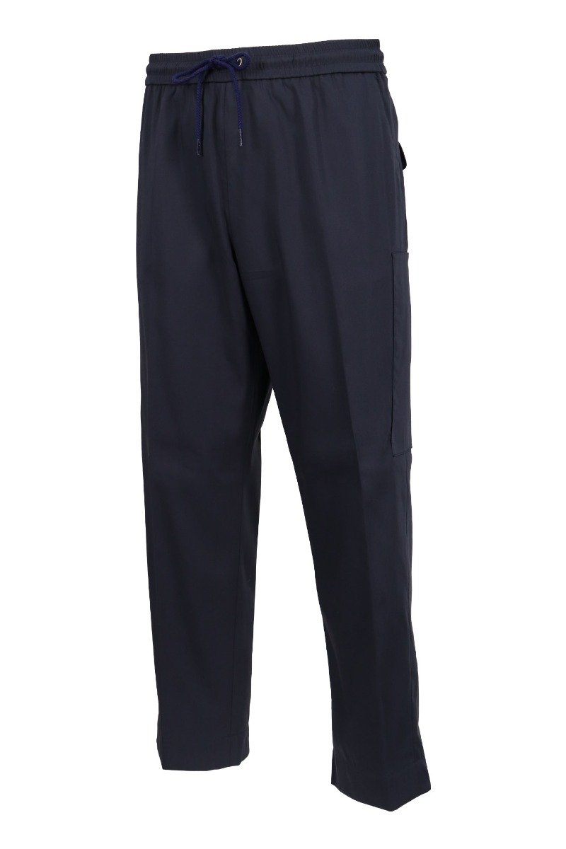 Drawstring Pant Cotton Straight Leg Kenzo Paris