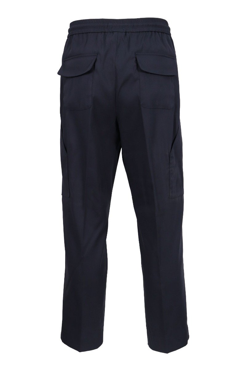 Drawstring Pant Cotton Straight Leg Kenzo Paris
