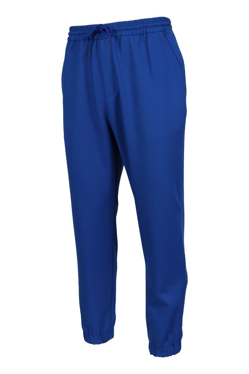 Zipped Jogging Pant polyester blend pocket elastic drawstring 