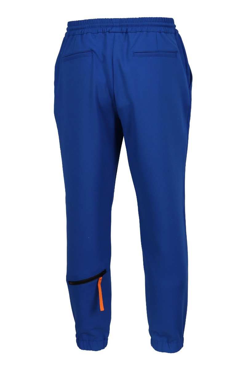 Zipped Jogging Pant polyester blend pocket elastic drawstring comfort