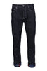 Check Print Jeans Cotton Long Pants Casual Fashion