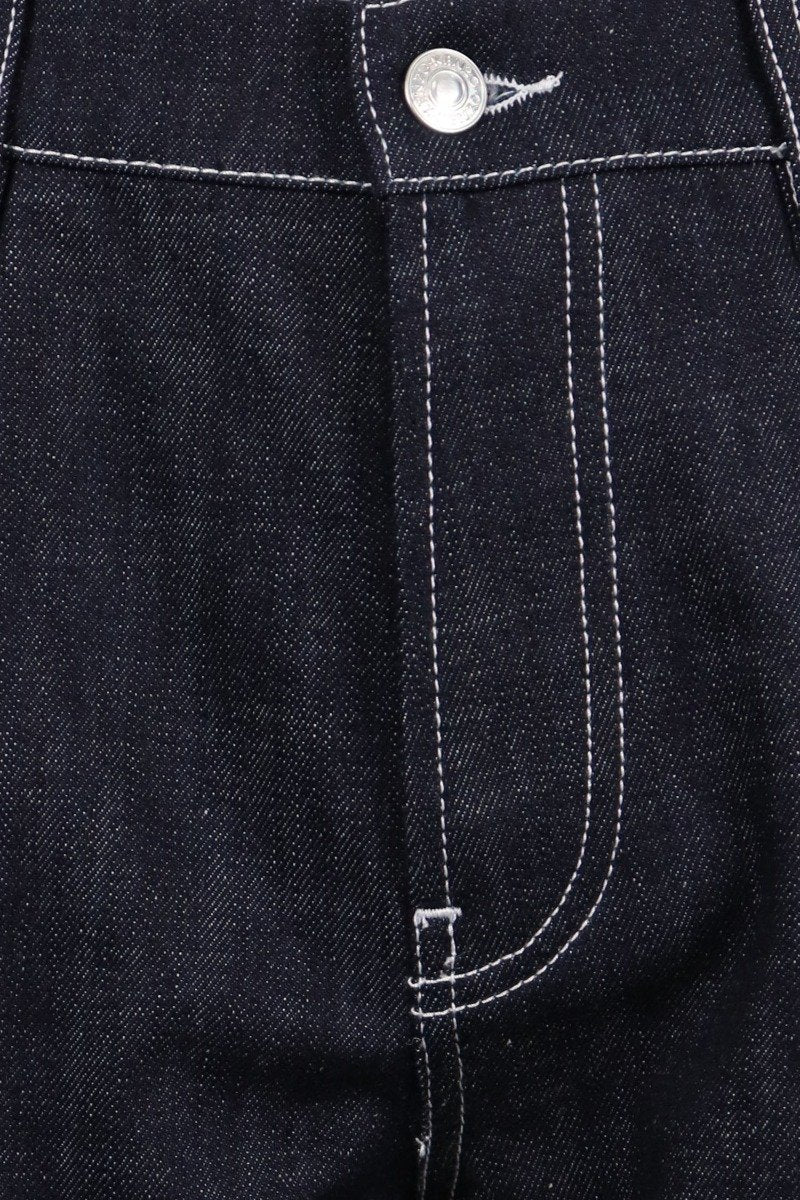 Check Print Jeans Cotton Long Pants Casual Fashion