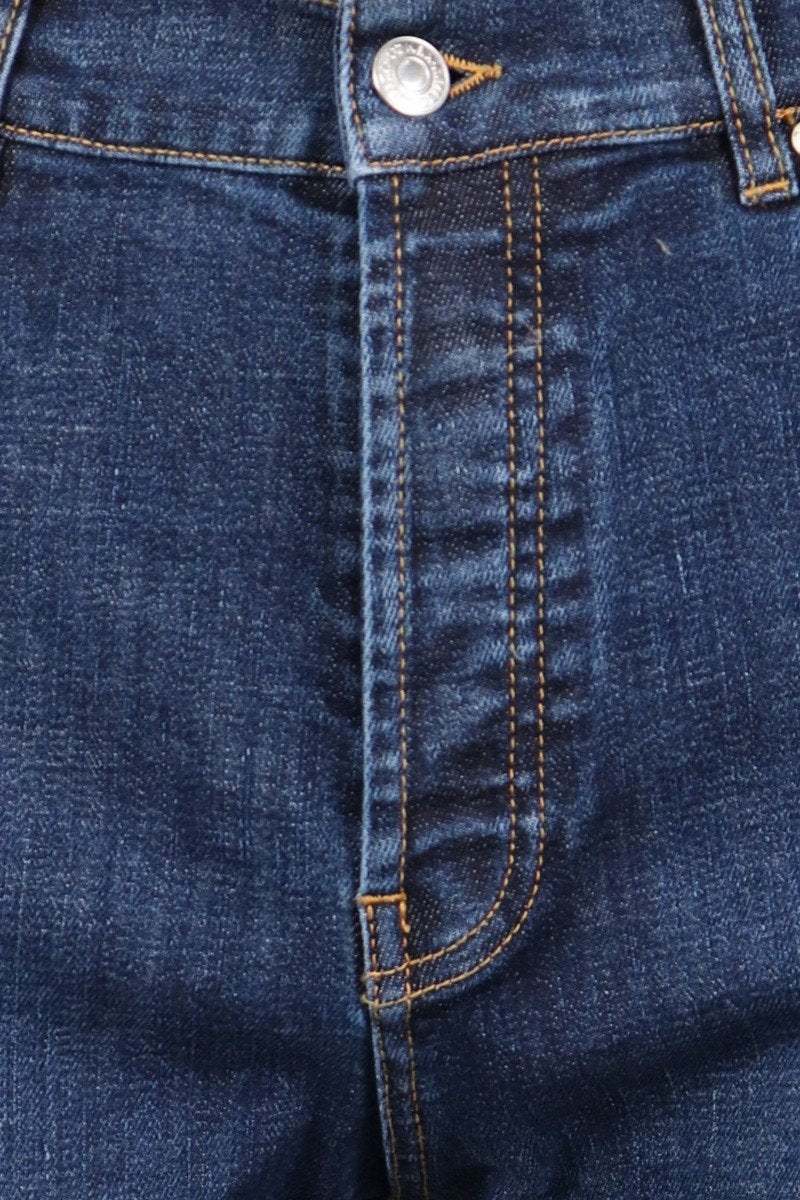 Slim Fit Jeans Men Fashion Kenzo Paris Denim Cotton Pants Casual