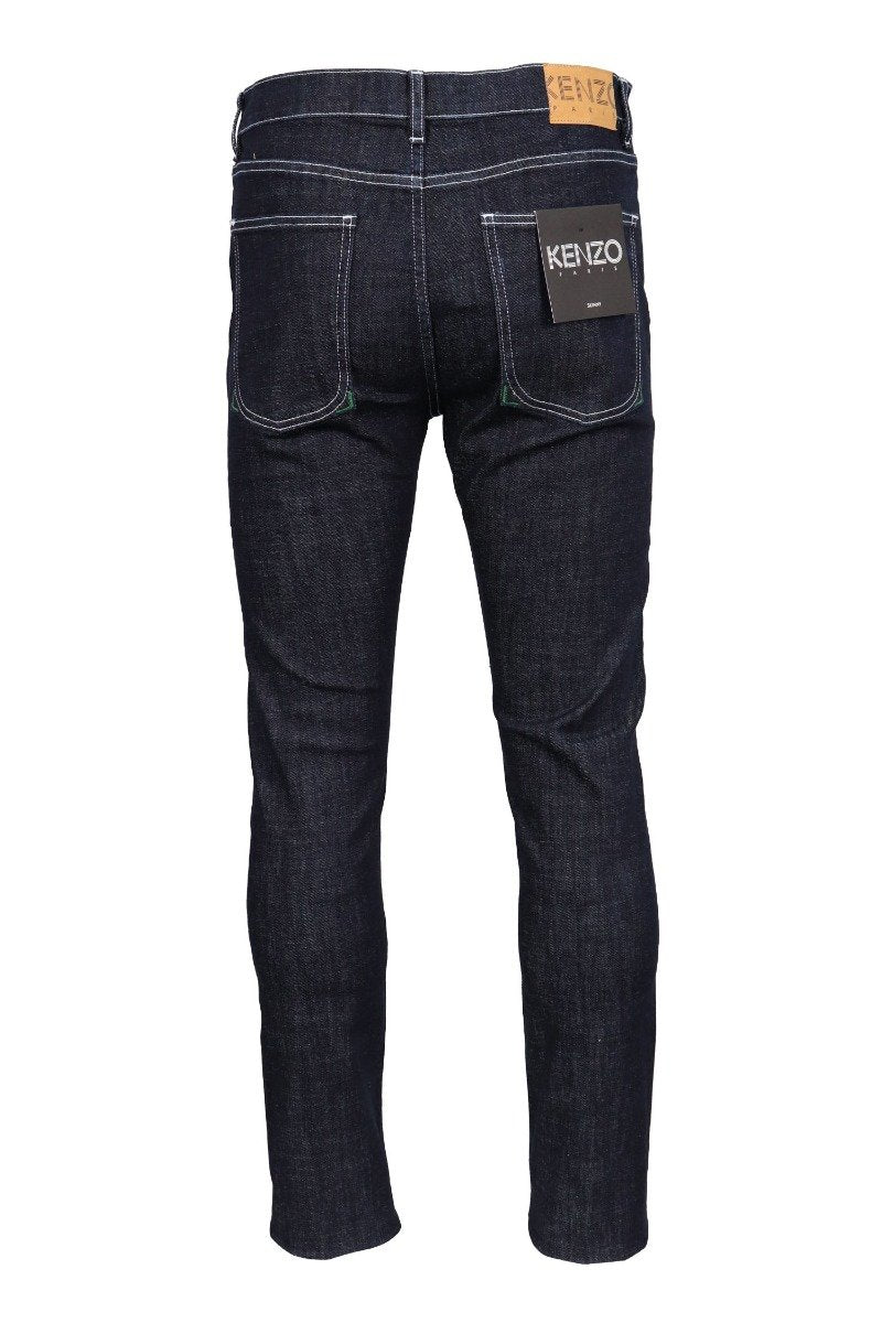 Bamboo Tiger Skinny Jeans Long Pants Casual Basic 