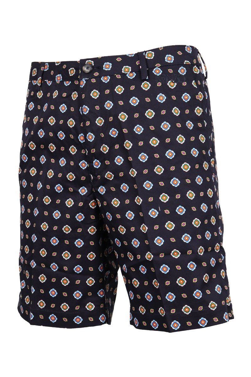 Medaillons Shorts Men Fashion Kenzo Paris Cotton Casual Trendy Stylish Pattern