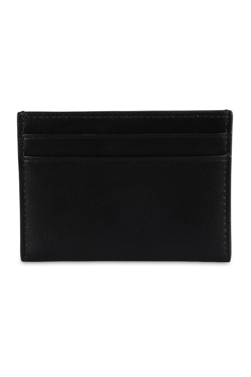 Kenzo Square Logo Card Holder Men Fashion Calf-Leather Accessories Pocket