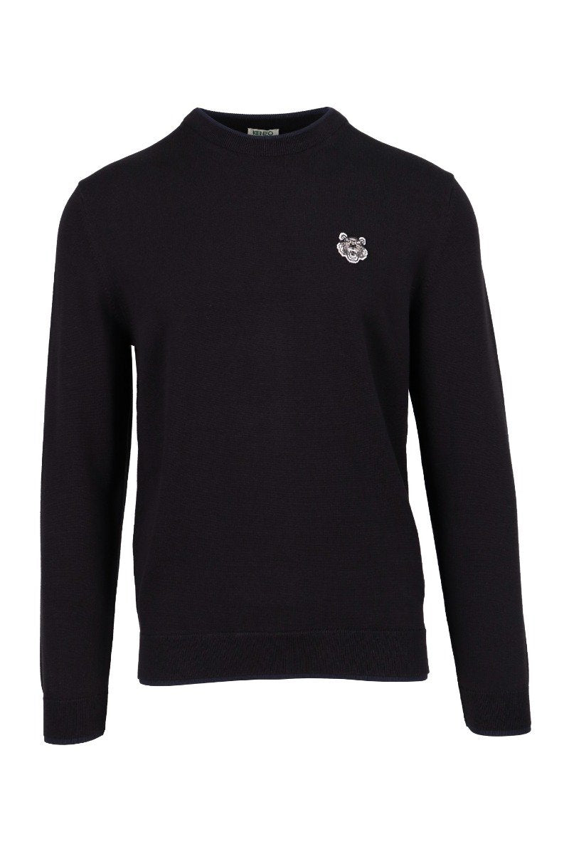 Tiger Sweater Men Fashion Kenzo Paris Cotton Blend Long Sleeve Top