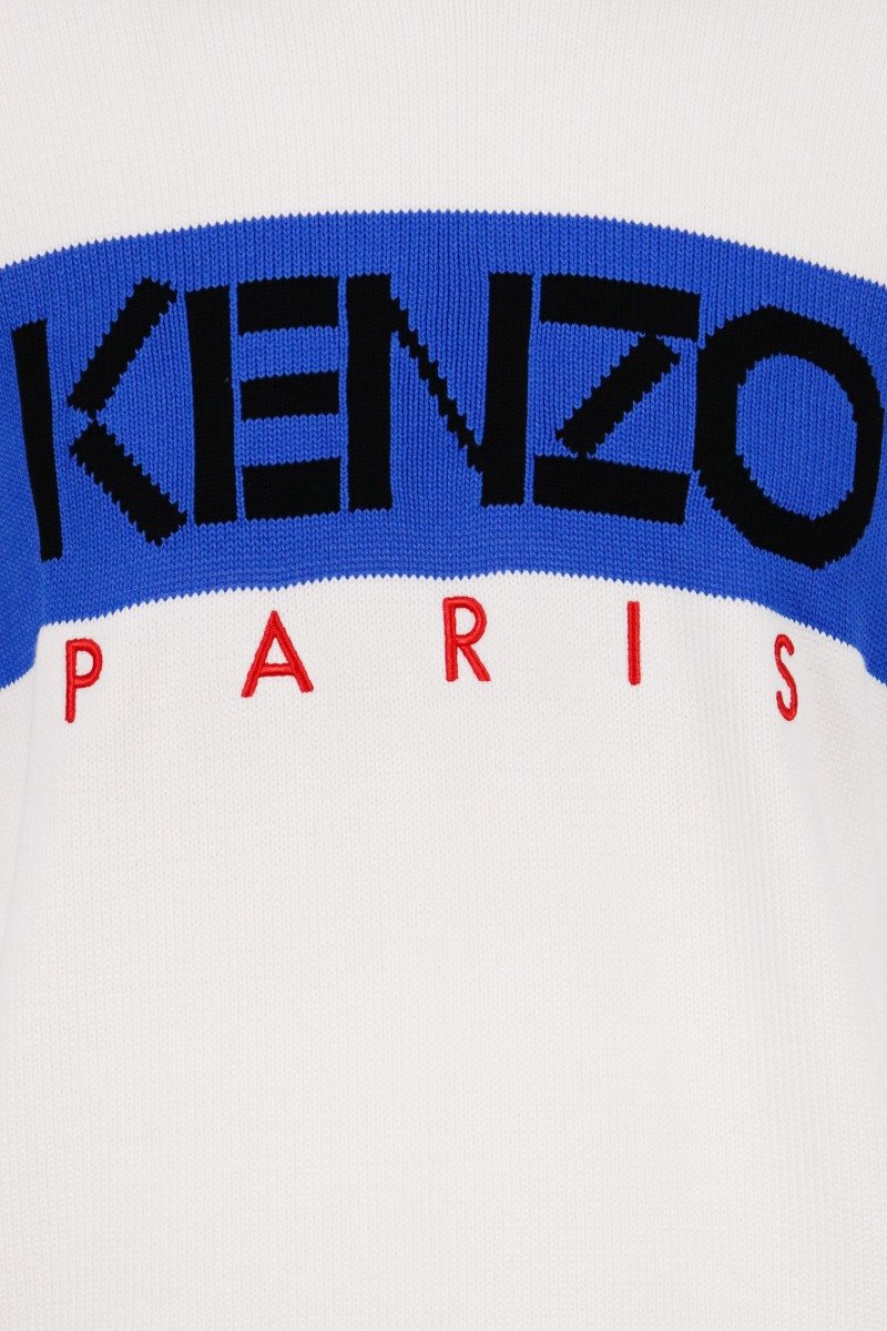 Kenzo Paris Sweater Men Fashion Long-Sleeve Cotton-Blend Casual Trendy 