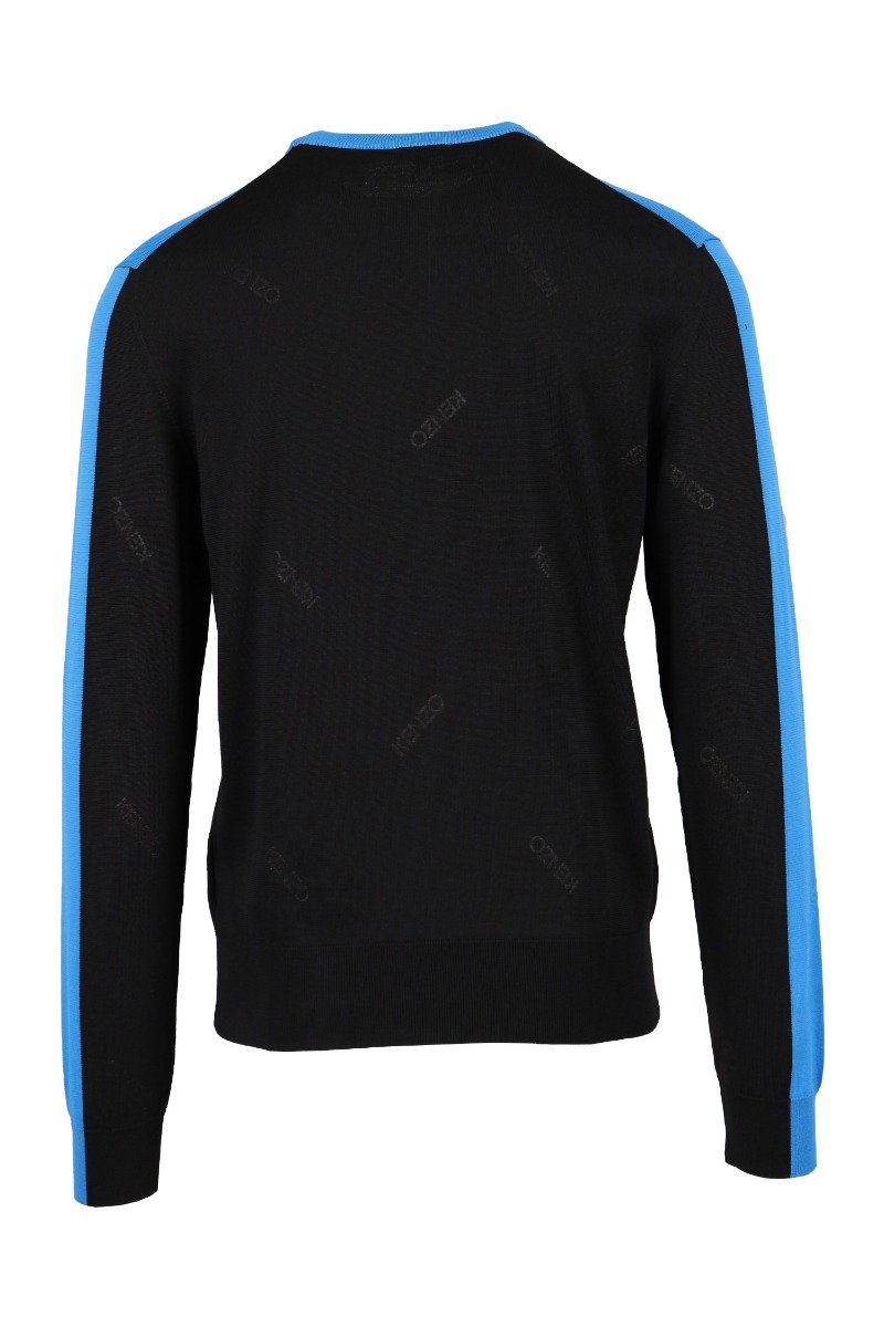 Colourblock Sweater Paris Kenzo Designer Basic Casual Fashion Menswear