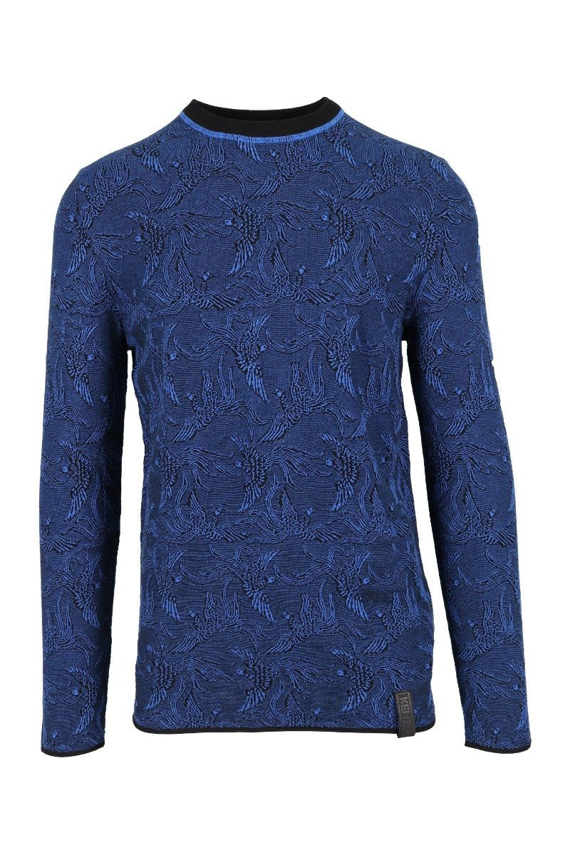 Flying Phoenix Sweater Kenzo Paris Long Sleeves Sweater Menswear 