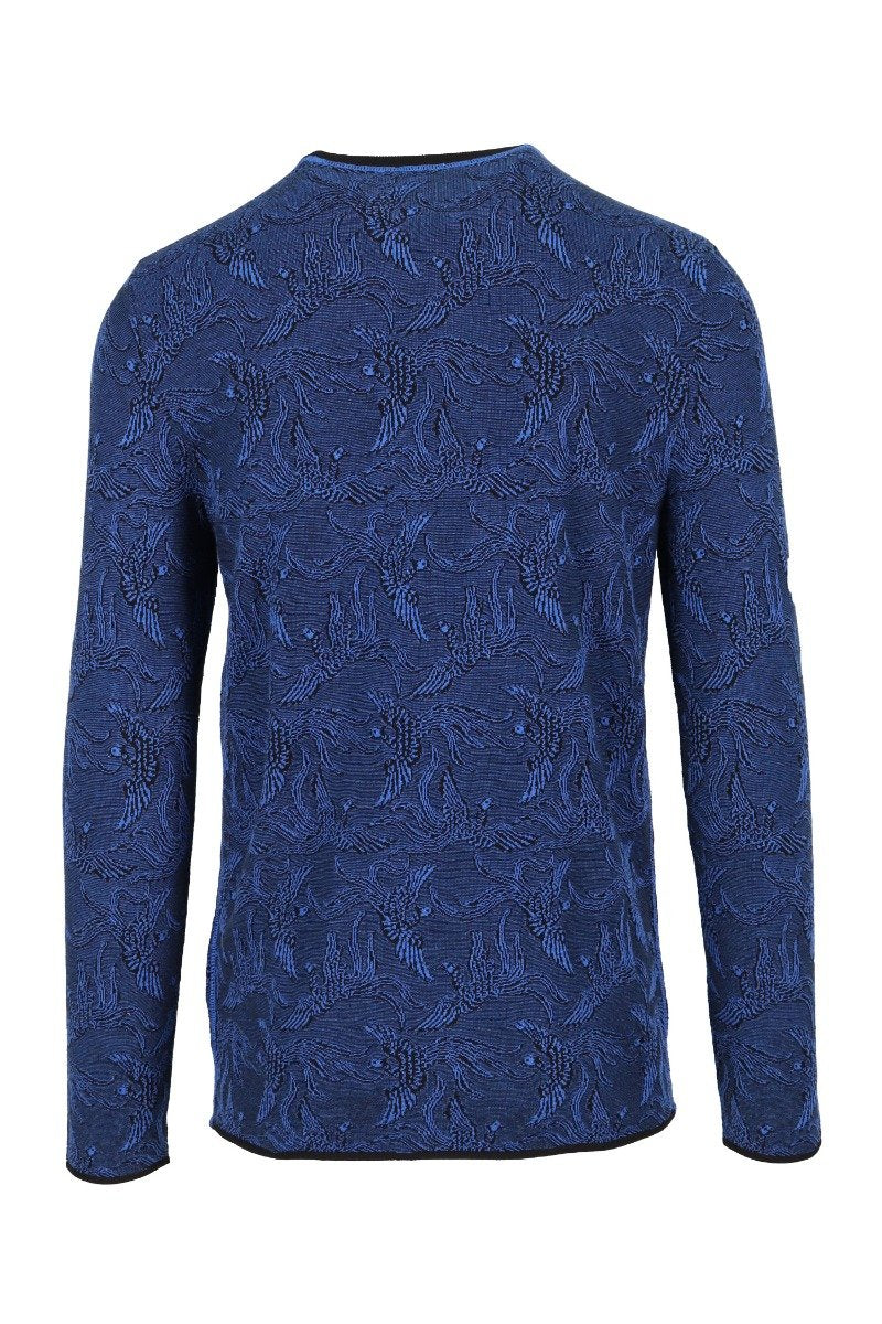 Flying Phoenix Sweater Kenzo Paris Long Sleeves Sweater Menswear 