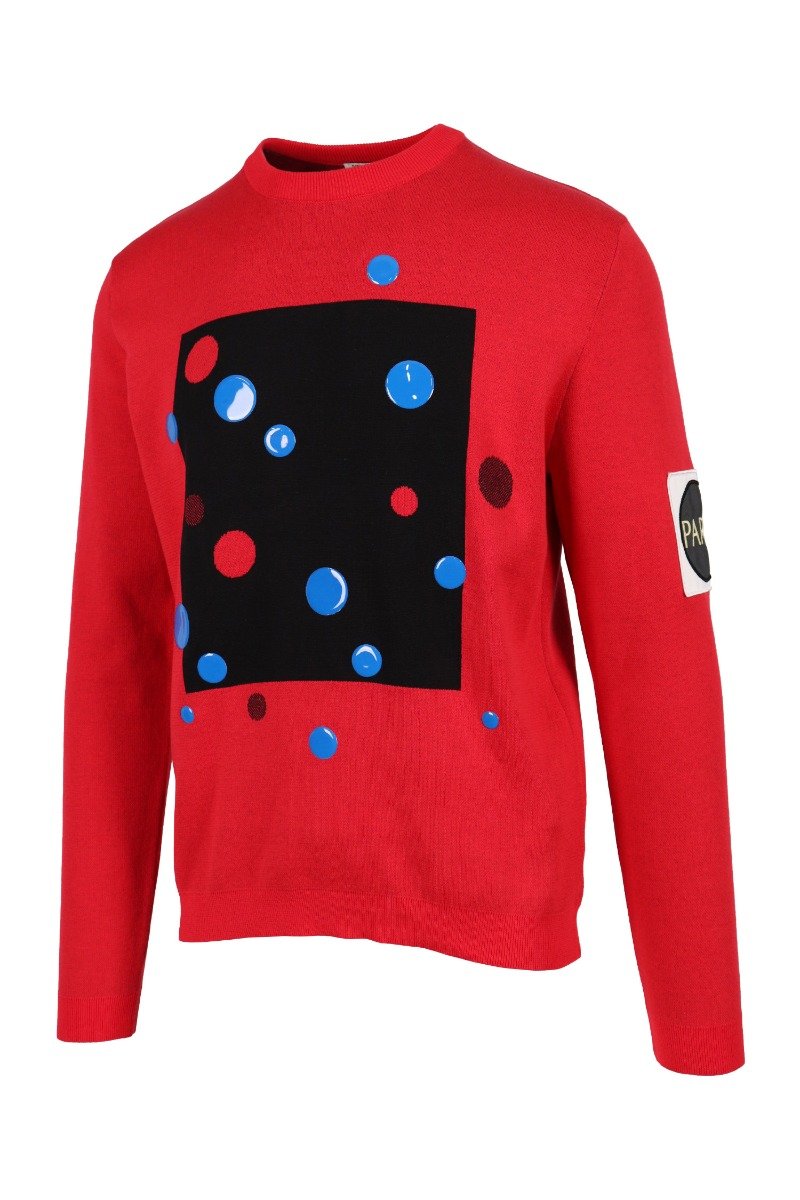 Kenzo Square Logo Sweater Men Fashion Long-Sleeve Cotton-Blend Casual Trendy