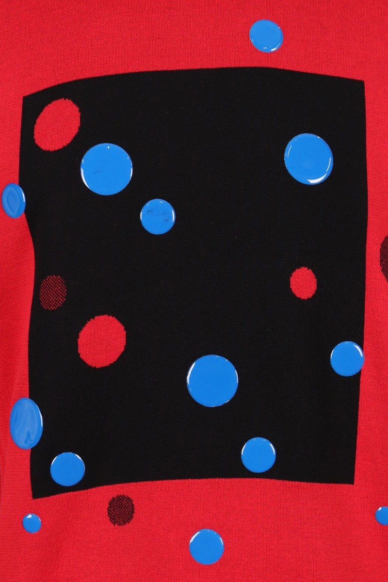 Kenzo Square Logo Sweater Men Fashion Long-Sleeve Cotton-Blend Casual Trendy