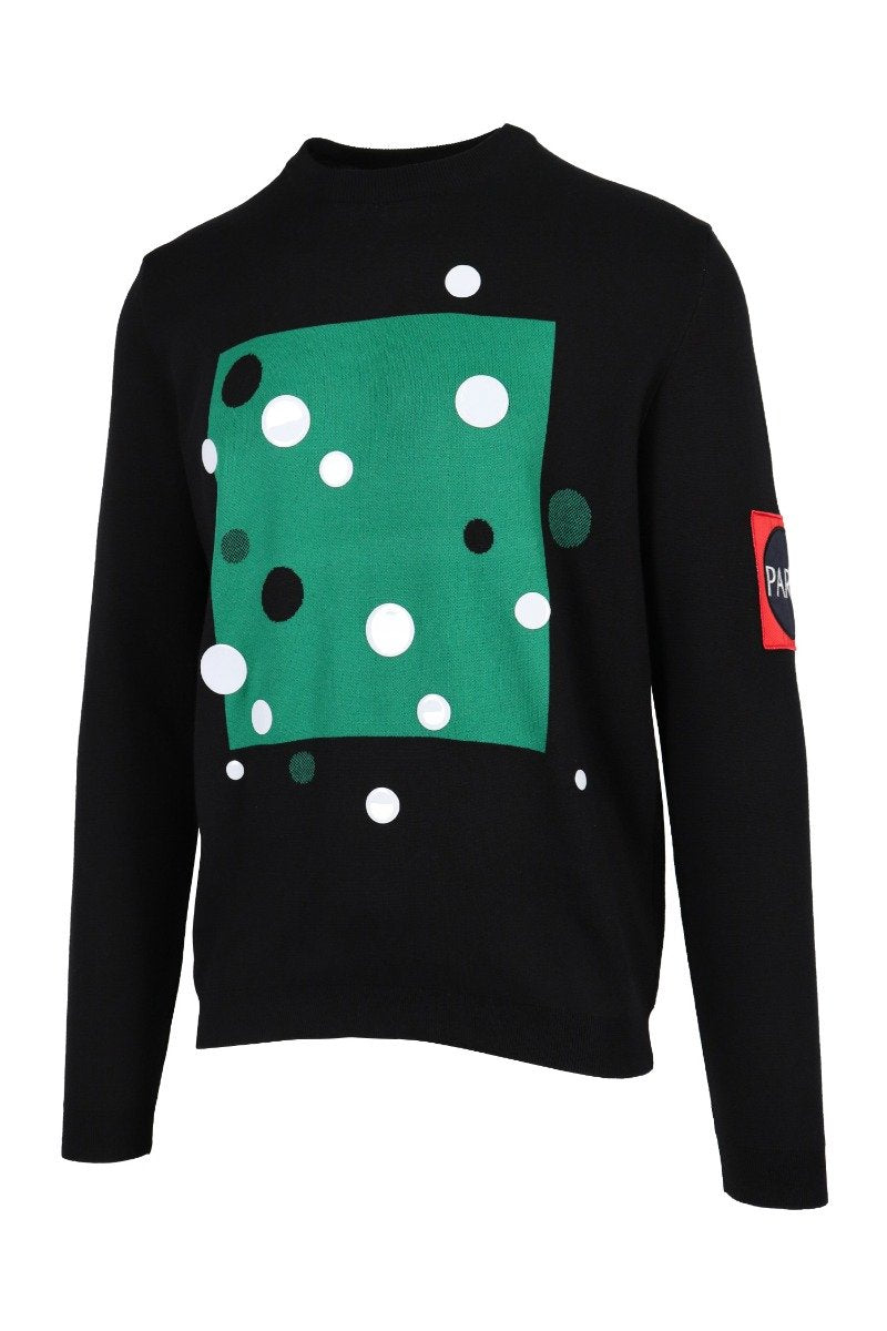 Kenzo Square Logo Sweater Men Fashion Long-Sleeve Cotton-Blend Casual Designer