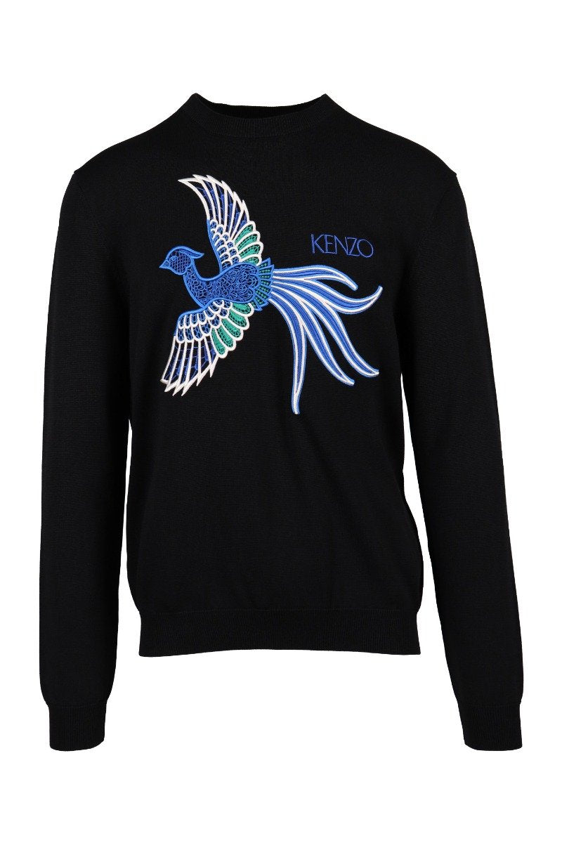 Flying Phoenix Sweater Kenzo Paris Long Sleeves Sweater Menswear 