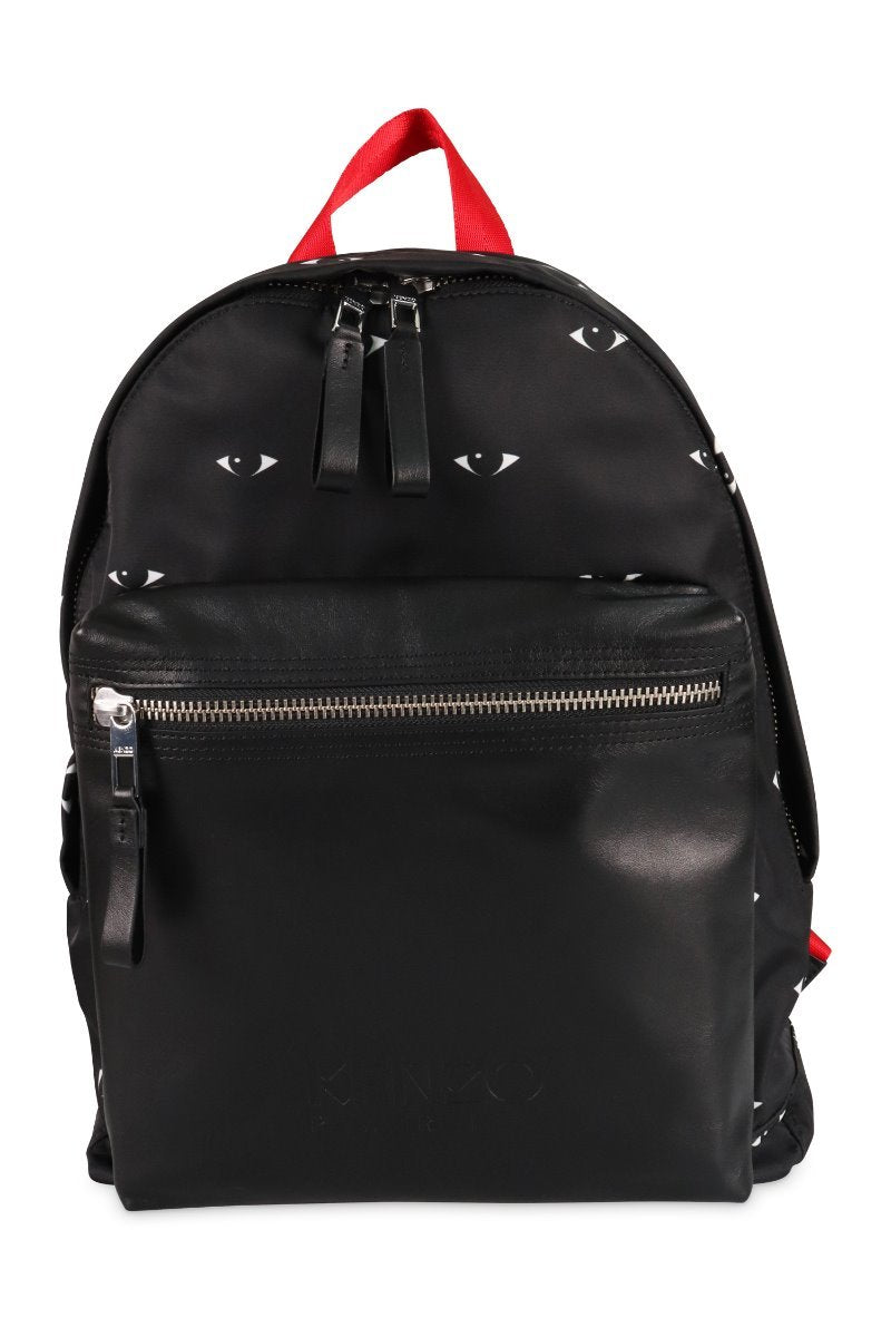 Multi Eye Backpack Men Fashion Kenzo Paris Nylon Bag Travel Outing Casual