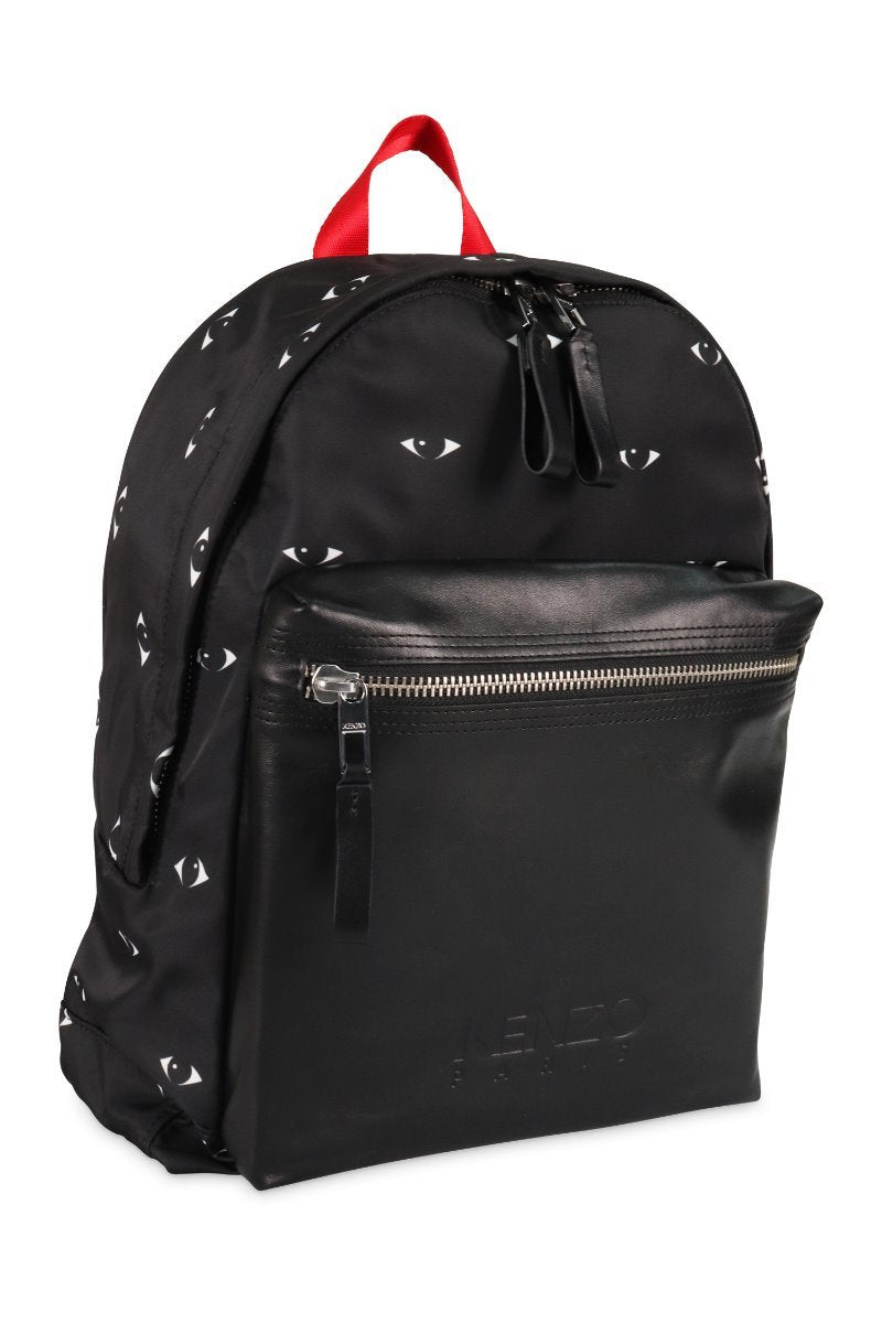 Multi Eye Backpack Men Fashion Kenzo Paris Nylon Bag Travel Outing Casual