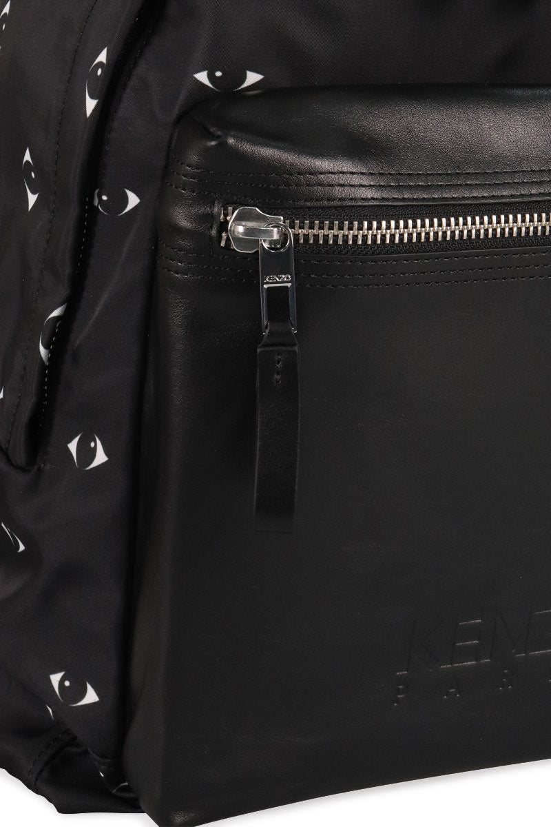 Multi Eye Backpack Men Fashion Kenzo Paris Nylon Bag Travel Outing Casual