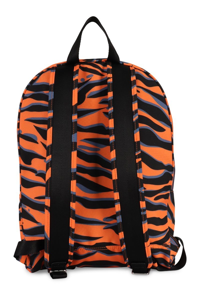 Tiger Stripes Backpack Polyester Kenzo Paris Fashion Accessories Travel Outing Trendy 