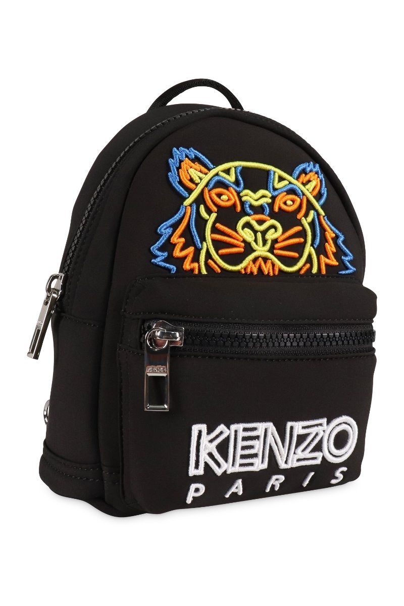 Neon Tiger Mini Backpack Women Fashion Kenzo Paris Neoprene Bag Accessories Outing Travel