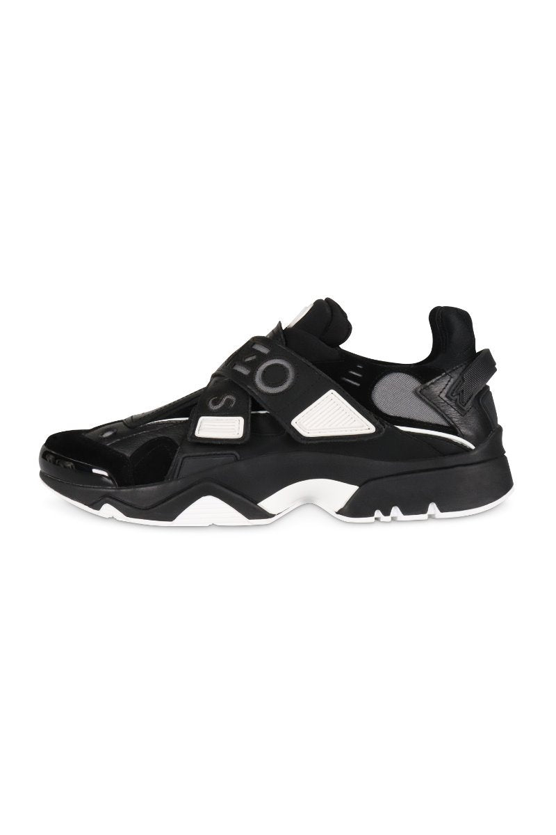 Sonic Velcro Sneaker Men Fashion Kenzo Paris Calf-Leather Footwear Stylish