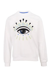 Eye Sweatshirt Cotton Long Sleeves Kenzo Paris Fashion Sweater Basic Casual